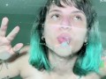 wet & messy - spit snot play on car