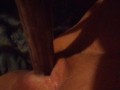 The way end of chair fuck #8, very creamy, maybe some pee/cum, mmmmmm!