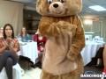 DANCING BEAR - Male Strippers Swinging Dick Like Baseball Bats At CFNM Party