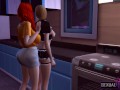 My Lesbian Assistant Makes Me Horny With Her Perfect Ass - Sexual Hot Animations