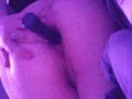 Anal play with vibrator