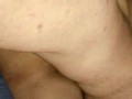 Cumshot on my wife's hairy pussy