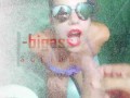 Drinking pee in public toilet, "real risk" my stepdaddy gives me all his pee -aprilbigass-