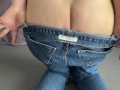 Doggystyle in jeans excites!