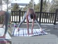 Topless Outdoor Yoga In Colorado!