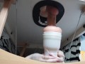 Polish girl massage penis, fleshlight in glory hole