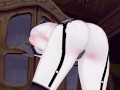 Lady Dimitrescu fingering her pussy. Resident Evil Village Hentai.