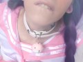 Kawaii Cute Neko Girl Plays Her Clit