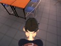 Hot teacher Sadayo Kawakami deep throats cock and swallows cum - Persona 5 Hentai.