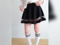 Innocent, petite, kawaii schoolgirl teasing - smolpastel