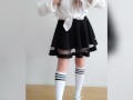 Innocent, petite, kawaii schoolgirl teasing - smolpastel