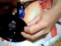 ジーパンタンクトップのスパロボリューネ・ゾルダークのフィギュアに大量ぶっかけオナニー