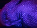 I love the sloppy sounds of pleasuring my lubed up pussy and how it sparkles with the pretty lasers