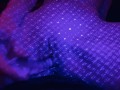 I love the sloppy sounds of pleasuring my lubed up pussy and how it sparkles with the pretty lasers