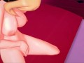 Champion Cynthia fingers her pussy in her hotel room.