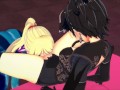 Bayonetta eats out Samus before tribbing - Super Smash Bros Hentai.