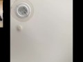 【女装】私服〇学生が天井の電球を取り換え、逆さ撮りで可愛い白パンチラ！