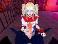 POV fucking Harley Quinn in the sec dungeon, cumming in her pussy - DC Comics Hentai.