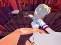 POV fucking Harley Quinn in the sec dungeon, cumming in her pussy - DC Comics Hentai.