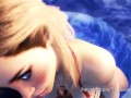Gorgeous BLONDE POV gives a Hot BLOWJOB at the Pool