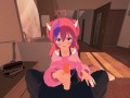 Iron Mouse gives a great blowjob before getting fucked hard - Vtuber Hentai.