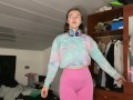 POV Stepsis pees her pants for you! Pee desperation