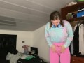 POV Stepsis pees her pants for you! Pee desperation