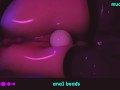 ♡ ANIME-GIRL PLAY WITH ANAL BEADS ♡