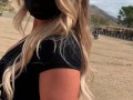 Big Tits Blonde Army Babe KAYLEY GUNNER is Locked and Loaded