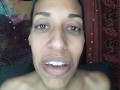 Wide eyes wide mouth drooling and dirty talk