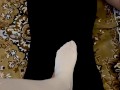 white nylon foot worship latina mistress