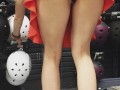 Public Panties Upskirt in Sport Shop