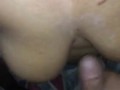 I love cumming on her tits, and she got her nails done for me.