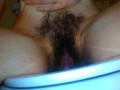 How Many Brunettes Does it Take to Screw in a Lightbulb? Hairy Camgirl Pees Dimly Lit Bathroom Hotel