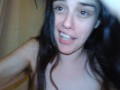 How Many Brunettes Does it Take to Screw in a Lightbulb? Hairy Camgirl Pees Dimly Lit Bathroom Hotel
