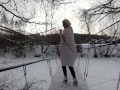 Russian Nude Girl Miss4motivated in forest
