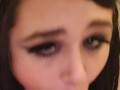 BBW submissive neko girl xxKittens hardcore deep throat training, gagging and choking 