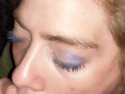 Sorority Leader Sucks Cock after Party on College Quad