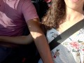 Mi novia me masturba mientras la llevo a casa | Argentina Amateur | ParejaPornhub