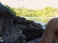 Underwater Handjob By Redhead Teen On Public Beach - Real Exhibitionist Couple