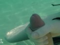 Underwater Handjob By Redhead Teen On Public Beach - Real Exhibitionist Couple