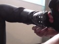 cruel german mistress dominate slave to clean her dirty boots