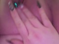 POV fucking my pussy with bad dragon toy