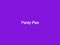 Perfect Panty Pee BBW Mature MILF piss