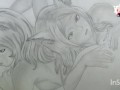 THREESOME whit tho beatiful sisters #HELLTAKER #CERBERUS