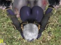 SFM Ebony ELF SITTING ON THE WRONG MUSHROOM Monster FUCK 3D Hentai Cartoon