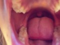 SWALLOWING mr Blue: Come play inside my GIANTESS MOUTH /ASMR VORE/ HQ - close up
