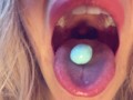 SWALLOWING mr Blue: Come play inside my GIANTESS MOUTH /ASMR VORE/ HQ - close up