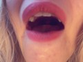 SWALLOWING mr Blue: Come play inside my GIANTESS MOUTH /ASMR VORE/ HQ - close up