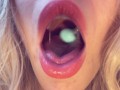 SWALLOWING mr Blue: Come play inside my GIANTESS MOUTH /ASMR VORE/ HQ - close up